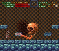 une photo d'Ã©cran de Super Castlevania 4 sur Nintendo Super Nes